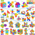 FUBAODA Building Blocks for Toddlers & Kids, 180 Pcs Toy Building Sets, STEM Interlocking Building Toys