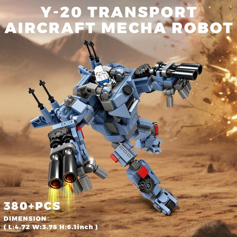 Set, 4 (1463 Transforming Mech Robot Building Blocks Types of Destroy Warrior City Mecha Action Figure with Weapons