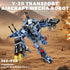 Set, 4 (1463 Transforming Mech Robot Building Blocks Types of Destroy Warrior City Mecha Action Figure with Weapons