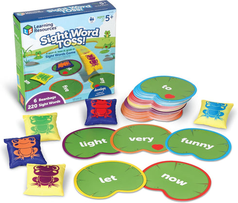 Learning Resources Sight Word Games Toss, Educational Games for Ages 5+, Birthday Gifts for Kids