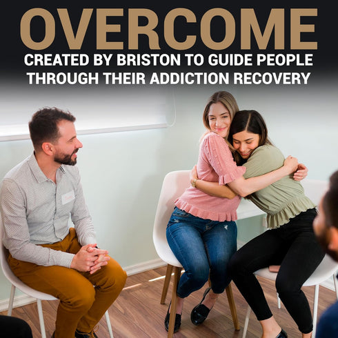 200 Briston Overcome Addiction Recovery Flash Cards Therapy Question Cards for Group Counseling, Sobriety, and Mental