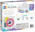 2 12 2 2 MindWare Paint Your Own Porcelain Plates - Kit Includes Porcelain Plates, Paints, Paint Brushes, and Stands
