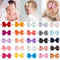 CellElection 25 Colors Baby Girls Headbands, Soft Stretch Nylon Hairbands, 3-Inch Grosgrain Ribbon Bows for Kids
