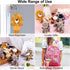 14 5.9 Inch Elcoho Pieces Safari Mini Jungle Animal Plush Toys Small Stuffed Forest Animals Plush Toys Keychain