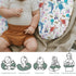 Fantasy Sea Animals Baby Nursing Pillow Covers for Boy Girl Turtle Whale Jellyfish Corals Nursery Slipcovers