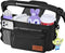 Guiseapue Universal Stroller Organizer with Cup Holder, Detachable Phone Bag, Fits Uppababy, Baby Jogger, Doona