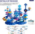 3-5+, 79 Set 10 (ICY-World-L2 ICY World Building Toys for Girls & Boys Age PCs Large Block Arctic Animals with Figures