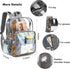 Yusudan Backpack Clear Diaper Bag for Baby Girls Boys, Mom Nappy Bags for Women (Grey)