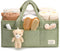 PeraBella Diaper Caddy Organizer for Changing Table, Storage Basket for Wipes, Gift