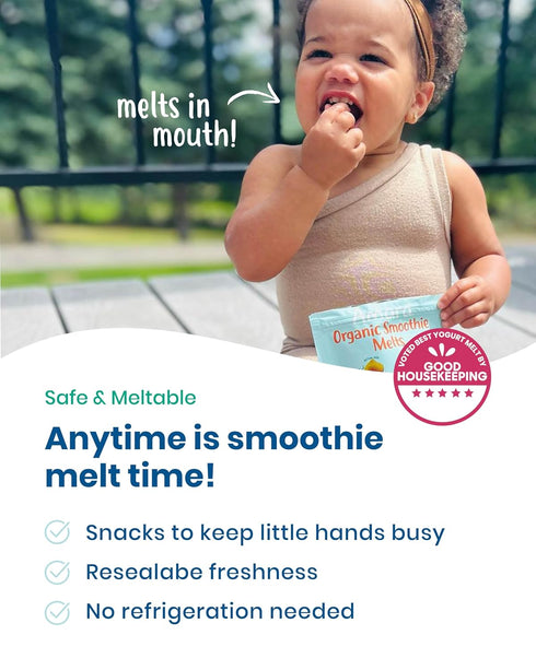 6 Amara Smoothie Melts - Beets n' Berries - Baby Snacks Made With Fruits and Vegetables - Healthy Toddler Snacks