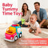 1 2 3 18-36 P&C Dinosaur Truck Toys for Year Old Boys Girls, Months Baby Toy with Music & Lights, Montessori Learning