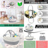 Extra Large Baby Diaper Caddy Organizer - Portable Rope Storage Basket for Nursery