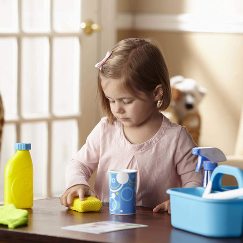 Melissa & Doug Spray, Squirt & Squeegee Pretend Play Cleaning Set for Kids