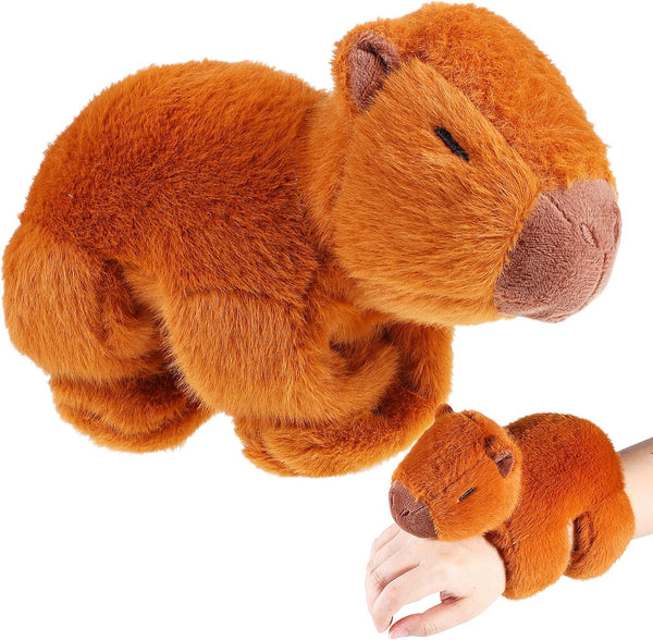 Animal Slap Bracelets - Capybara Plush Toy Slap Bracelet Huggers Interactive Toy for Birthday Party