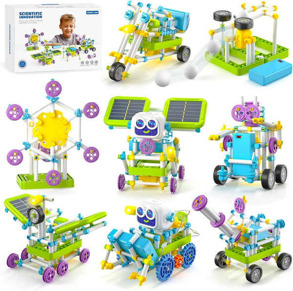 Solar Power Kits, 36+ Model STEM Robot Building Toys for Kids 4-12,