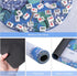 (21 21) Set, TIASUSAN Mini Mahjong Learning Mat x for Travel Mahjong Tile Anti-Slip, Noise-Reducing Mahjong Mat