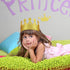Tatuo 4 Pieces Gold Felt Glitter Birthday Crown Stretch Kids Crown for Boys or Girls