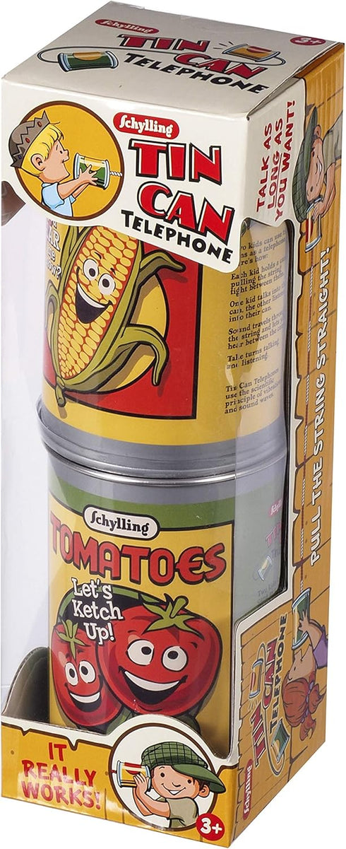 Communication Classic Tin Can Telephone - Fun Toy