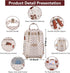 Backpack, Pack Pink05 Legestori Baby Diaper Bag Baby Bag for Girls Large Capacity with Stylish Flora, Travel Back