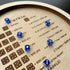 2 Sets 6 12" Farkle Dice Tray, Farkle Dice Game with Tray and of Dice, Wooden Dice Tray for The Classic Family Game