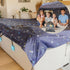 TOTEAFORT Starry Blanket Fort Building Kit for Kids Ages 4-12, Portable Playhouse Toy Set