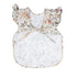 6m-3T BapronBaby Flutter Delilah Floral Bapron - No Neck Tie Safer Bib for Baby & Toddler - Soft Waterproof Stain