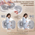 Chilling Home Pregnancy Pillow for Sleeping Portable, Maternity Pillow for Side Sleeper, Travel Wedge Pillow, Body