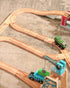 52 Set Set 3+ SainSmart Jr. Wooden Train Track PCS, Track Expansion Compatible with All Major Brands Toddler Railway