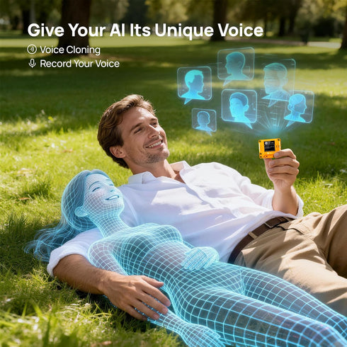 AIPI-Lite AI Robot, Smart Customizable Character with Voice Cloning, GPT Model Access, Memory Storage, and Real-Time