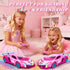 Tqeieu Car,2.4GHz 1:18 3 4 5 6 7 8 9 10 11 12,Girls 3-12 Unicorn RC Car for Girls, Rainbow Glow & Drift Wing Remote
