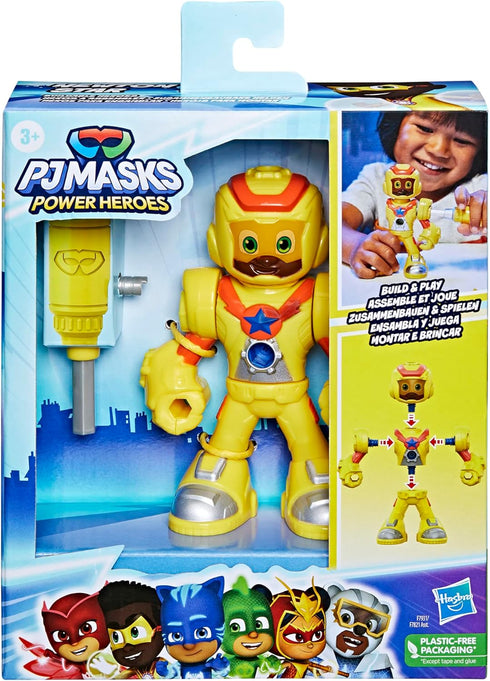 PJ Masks Power Heroes Buildable Heroes, Newton Star Action Figure, Easy-to-Assemble, Superhero Toys, Ages 3 Years and Up