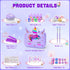 Set 3-12 Kids Nail Polish for Girls, Non-Toxic All-in-One Nail Art Kit with Nail Dryer and Peelable Nail Polish, Ideal