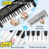 37 3-8 Kids Toddler Toy Piano Keyboard - Key Pianos for Kid Music Toys Instruments with Microphone | Explore