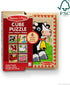 Melissa & Doug Farm Wooden Cube Puzzle - 6 Puzzles in 1 (16 pcs) - FSC Certified