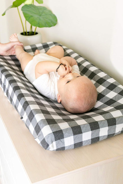 Copper Pearl Premium Knit Changing Pad Cover - Soft, Stylish, Universal Fit for Standard Diaper Changing Pads