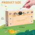Set Set 3-5 Tilhumt Montessori Screwdriver Board - Portable Busy Board Screwdriver Toy for Toddlers for Travel