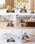 2.4Ghz 6-12 HuiJuKeJi Interactive Robot Dog RC Stunt Car, Gesture Sensing & Remote Control Cars, Mecanum Wheels, LED