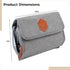 Generic 600D Multifunctional Diaper Bag Organizer, Tri-Fold Portable Pouch For Moms, Waterproof Oxford Fabric