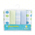Spasilk Washcloth Wipes Set, Pack of 10, Soft Terry Washcloths for Newborn Boys and Girls, Blue Dots