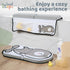 Small Steps Elbow Set Bath Kneeler and Rest Pad Ergonomic Baby Bath Kneeling Pad with Memory Foam and Non-Slip Design