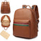 Leather Diaper Bag Backpack for Women with Multiple Pockets,Laptop Compartment and Changing