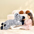 IKASA Large 30" Zebra Stuffed Animal Plush Toy - Cute Jumbo Soft Toys, Huge Fluffy Fat Oversized Plushie