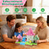 100PCS 3+ Magnetic Blocks Building Toys for Boys & Girls, Building Blocks with Magnificent Rainbow Topic, Ideal