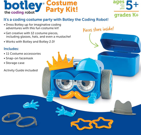 Pack, 5+ Learning Resources Botley the Coding Robot Costume Party Kit, Accessory Botley Not Included, Ages