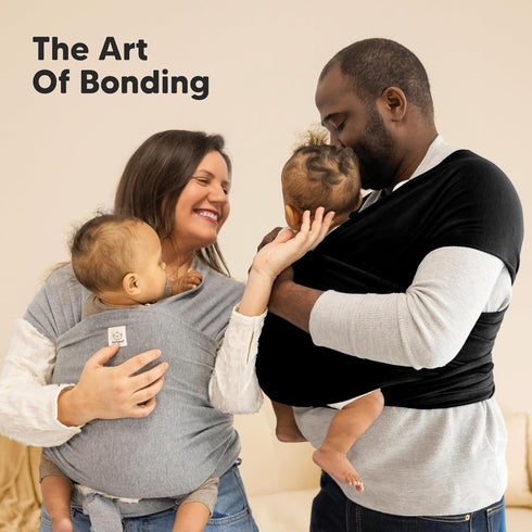 1 KeaBabies Baby Wrap Carrier - All in Original Baby Carrier Newborn to Toddler Sling, Easy to Wear, Hands Free