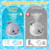 2024 Upgraded Baby Bath Toys, Rechargeable Light Up Whale Sprinkler Spray Fountain for Kids 1-3, Bathtub Toys for