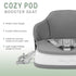 Cozy 636 3-Point 2 Dream On Me Pod Baby Booster Seat for Months, Portable Travel Booster Chair with Safety Harness