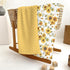 Summer 30x40 Yellow Sunflower Floral Baby Blankets for Girl Boy Boho Sunflowers Leaves Soft Mink Dotted Backing Double