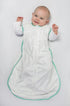 Amazing Baby Microfleece Sleeping Sack, Wearable Blanket with 2-Way Zipper, Playful Dots, SeaCrystal, Small 0-6 Month