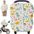 Multi-use Carseat Covers Breastfeeding Cover - Stretchy Canopy Cover for Babies, Boys and Girls Shower Gifts